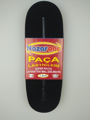 Event Party Store Lastik Siyah Bel Paça 1,5cm 10MT