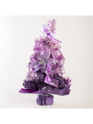 Event Party Store Yılbaşı Çam Ağacı Mor 32 cm