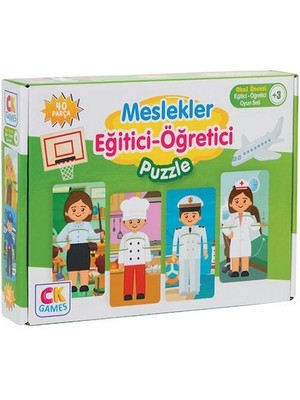 Zetka Ck Games Meslekleri Öğreniyorum Okul Öncesi Oyun Seti +3 Yaş
eğitici Öğretici 40 Parça Puzzle Oyun Seti