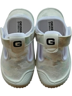 Gezer 03145 Kız Çocuk Keten Yazlık Ayakkabı Panduf