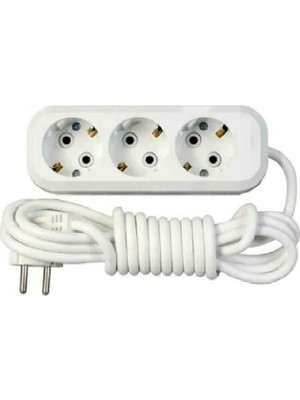 Kota 3lü Topraklı Kablolu Grup Priz Uzatma KABLOSU896