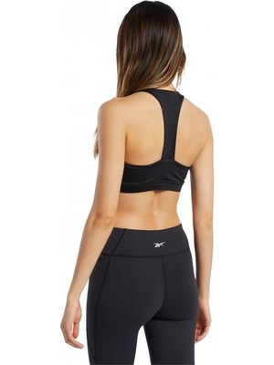 Reebok FQ0421 Wor Paded Kadın Siyah Sporcu Sütyeni Bra