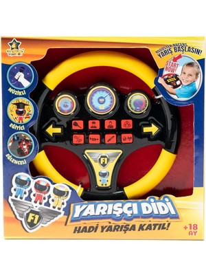 Erdem Eğitici Direksiyon - Işıklı Müzikli Yarışcı Didi - Er-Didi - Sarı