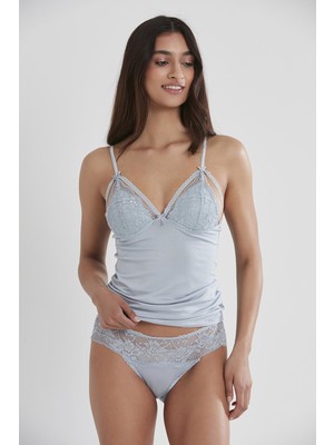 Pierre Cardin  Dantelli Penye Atlet Külot / Kaşkorse Set  - 375