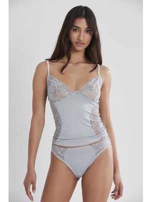 Pierre Cardin  Dantelli Penye Atlet Külot / Kaşkorse Set  - 391