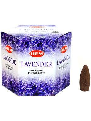 Sendealgelsin Lavender Back Flow Cones- Lavanta Geri Akışlı Konik Tütsü (1 Paket 40 Adet)