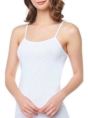 Seher 6 Adet 4XL Ribana İp Askılı Atlet Beyaz Nefes Alabilir Yapısı ile Rahatlık Sunar