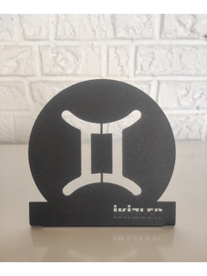 Black Art Steel Masaüstü Metal Ikizler Burcu