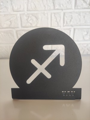 Black Art Steel Masaüstü Metal Yay Burcu