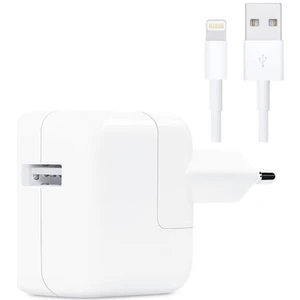 Apple iPad Uyumlu Mini Şarj Aleti 12W Adaptör + Lightning Kablo