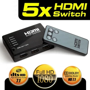 DK-HD-SW4X1 4 Port HDMi Çoklayici Matrix Switch Uzaktan Kumandali