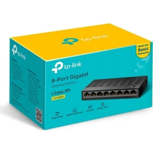 LS1008G 8 Port 10/100/1000 Yonetılemez Desktop Swıtch Plastik Kasa