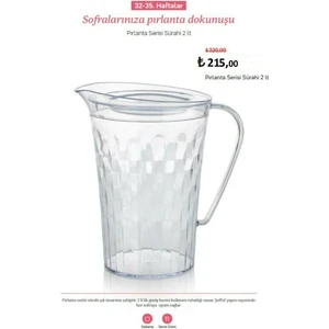 Pırlanta Serisi Sürahi