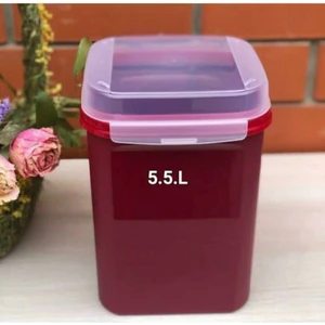 Özel Kare 5.5 Litre Saklama Kabı