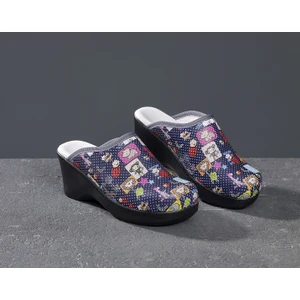 Hayvanat Bahçesi Temalı Dolgu Topuklu Medikal Ortopedi Sabo Terlik Veteriner Terliği Klinik Terliği Hemşire Terliği Doktor Terliği