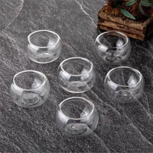 Ily Çift Cidarlı Borosilikat Sosluk 35 ml 6 Adet