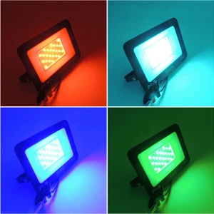 - Rgb Renkli LED Projektör 50 Watt Uzaktan Kumandalı