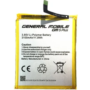 General Mobile Gm5 Uyumlu General Mobile NT-15455 3100 Mah Batarya