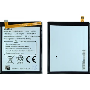 Vestel Venüs Z10 Uyumlu 3800 Mah Batarya