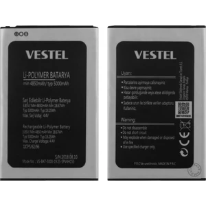 Venüs V4 Uyumlu Vestel VS-BAT-5000-19.25SPV4HC55 5000 Mah Batarya
