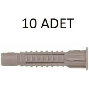 10 mm 10LU Paket Gri Tuğla Tuğla Boşluk Dübeli Made KOD:008