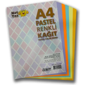 Renkli A4 Kağıt 50 Yaprak