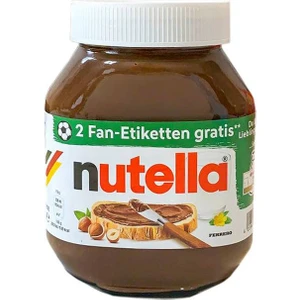 Nutella 2 Fan Etiketten 750 gr  Alman Nutella