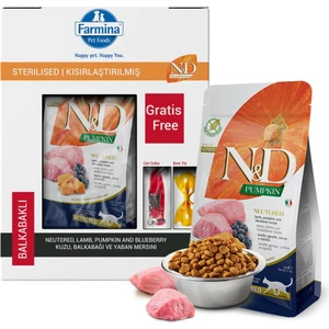 Nd Balkabaklı Kuzu Etli Yaban Mersinli Tahılsız Kısır Kedi Maması 1,5 kg
