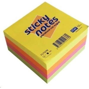 Yapışkanlı Not Kağıdı 75 x 75 Neon 7575CN