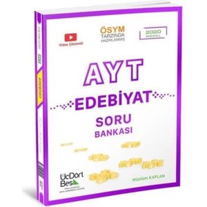 ÜçDörtBeş Yayınları AYT Edebiyat Soru Bankası 2020