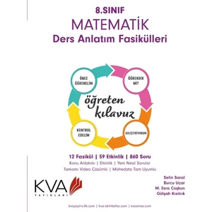 Koray Varol Akademi  Öğreten Klavuz 8.Sınıf Matematik Ders Anlatım Fasikülleri