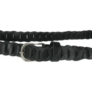 LN Leather  Deri Siyah Kadın Kemeri