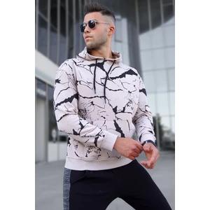 Bej Kapüşonlu Sweatshirt 5324