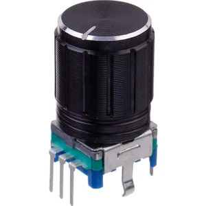 EC11 Rotary Encoder + Pot Başlığı Butonlu 20 Adım Pulse 360 Derece