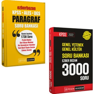 Pegem Akademi Yayıncılık 2022 KPSS Kazandıran Ezberbozan Soru Set