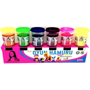 Mona Lisa Oyun Hamuru 6 Renk x 120 gr Neon Renkler