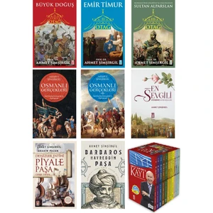 Timaş Yayınları Ahmet Şimşirgil Seti 19 Kitap / Kayı Serisi - Otağ Serisi - Osmanlı Gerçekleri - Barbaros - Piyale Paşa