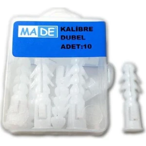 Kalibre Dübel 8 mm 10 Adet