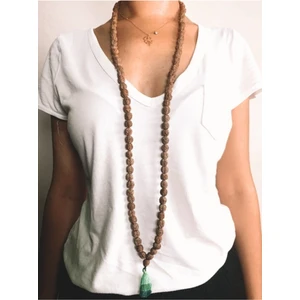 Mañana Atelier Natural Stone Collection - 108+1 Rudraksha Mala - Şifa