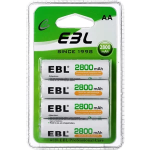 Ebl 2800 Mah Nimh Kalem Pil AA 4'lü