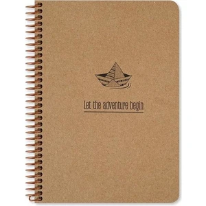 Keskin Color Tag Kraft Sert Kapak Spiralli Defter A5 Çizgili