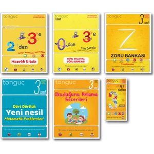 Tonguç Akademi 3. Sınıf 2 Den 3 E Hazırlık Seti Konu Soru Zoru Full Set 2022