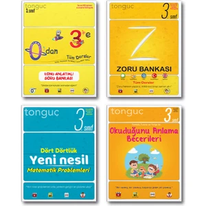 Tonguç Akademi 3. Sınıf 0 Dan 3 E Konu Anlatımlı Soru Bankası Zoru Set 2022 4 Kitap
