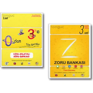 Tonguç Akademi 3. Sınıf Tüm Dersler Konu Anlatımlı Soru Zoru Bankası Set 2 Kitap