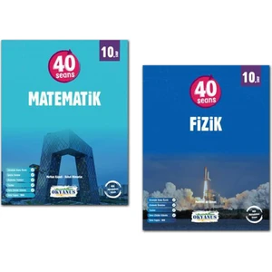 Okyanus Yayınları 10. Sınıf 40 Seans Set Matematik Fizik Konu Anlatımlı Soru Bankası 2022