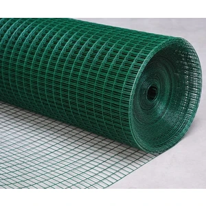 Pvc Kaplı Puntalı Yeşil Tel 12X12 Gözaralıklı 1.mm Kalınlık-Kafes Teli Kümesteli 1X15 Metre