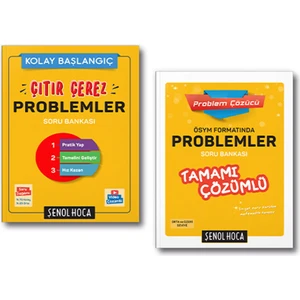 Şenol Hoca Yayınları Problemler Seti Çıtır Çerez ÖSYM Formatında 2 Kitap 2022