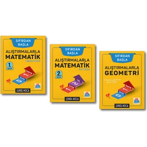 Şenol Hoca Yayınları Alıştırmalarla Matematik Geometri Seti 3 Kitap 2022