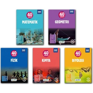 Okyanus Yayınları TYT 40 Seans Sayısal Full Set 5 Kitap Matematik Fen 2022