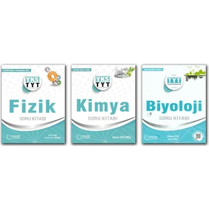 Palme Yayıncılık TYT Fizik Kimya Biyoloji Soru Kitabı Fen Set 3 Kitap